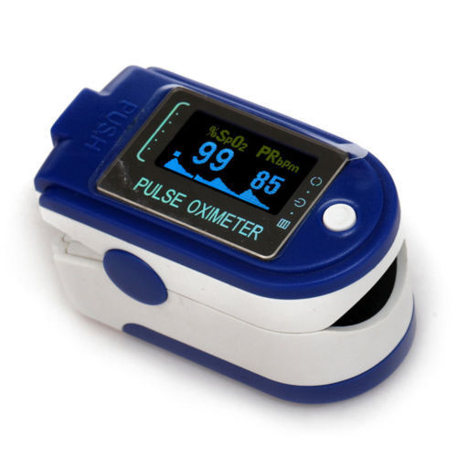 Finger Pulse Oximeter Heart Rate SPO2 Blood Oxygen Meter Monitor