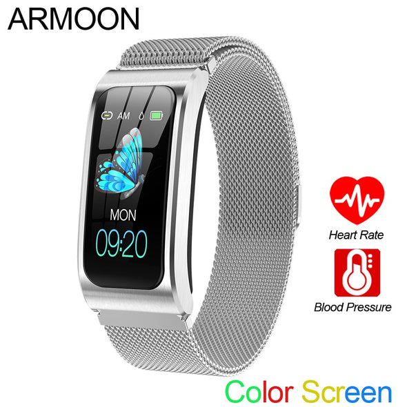 Smart Bracelet Men Women Heart Rate Sports Band Blood Pressure Fitness Tracker Waterproof Color Activity Android IOS Wristwatch