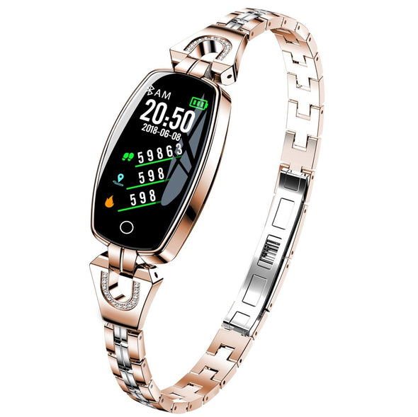 696 H8 women Smart Bracelet  Wristband Blood Pressure Heart Rate Monitor Fitness Tracker Waterproof Smart Band Female Smartwatch