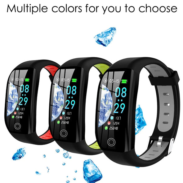 F21 Smart Bracelet GPS Tracker Titness Wristband Blood Pressure Monitor Sleep Tracker Pedometer Bluetooth Band Men Women Watch