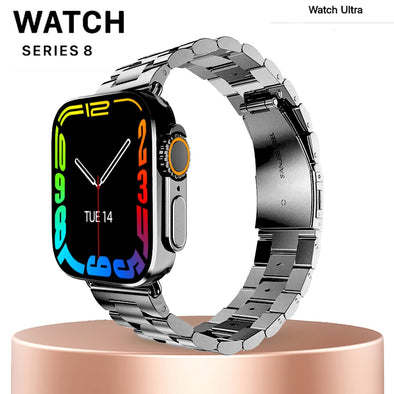 2022 Smart Watch Ultra Series 8 NFC Smartwatch Men Women Bluetooth Call Waterproof Wireless Charging HD Screen for Apple Xiaomi