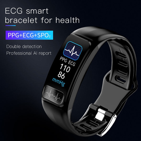 2023 EKG PPG Spo2 Smart Bracelet Watch Medical Health ECC Fitness Tracker for Men Women Calorie Blood Pressure Smartwatch