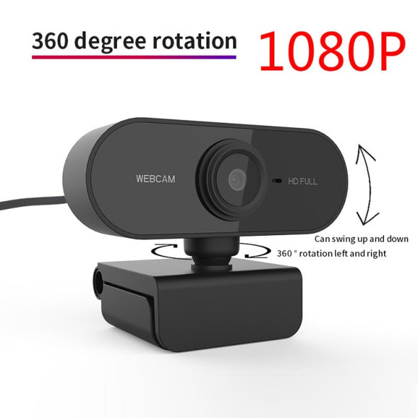 Webcam 1080P Full HD Auto Focus Web Camera With Microphone USB Plug Web Cam For PC Computer Laptop For Video Conference Webcast
