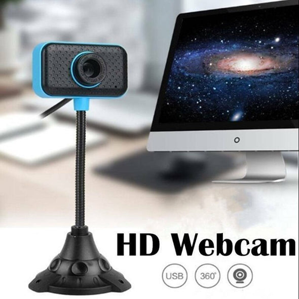 USB 2.0 Wired Digital Video Camera HD Webcam for PC Laptop Notebook Computer with Microphone Web Cam Bending Design Mini