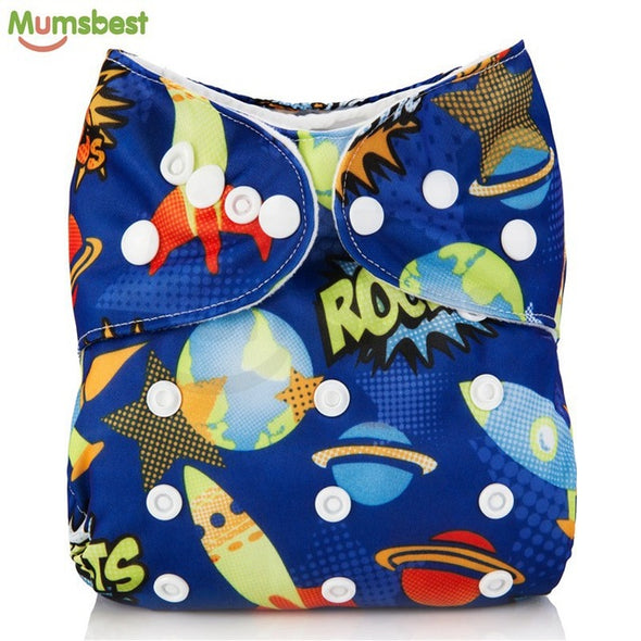 [Mumsbest] 2017 Washable Baby Cloth Diaper Cover Waterproof Cartoon Owl Baby Diapers Reusable Cloth Nappy Suit 0-2years 3-13kg