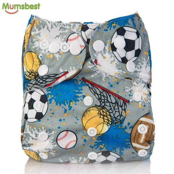 [Mumsbest] 2017 Washable Baby Cloth Diaper Cover Waterproof Cartoon Owl Baby Diapers Reusable Cloth Nappy Suit 0-2years 3-13kg