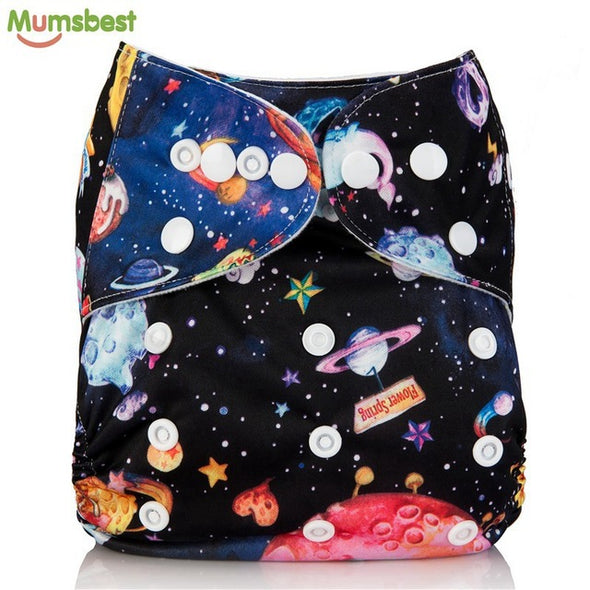 [Mumsbest] New Baby Washable Cloth Diaper Cover Cartoon Animal Adjustable Nappy Reusable Cloth Diapers Available 0-2years 3-13kg