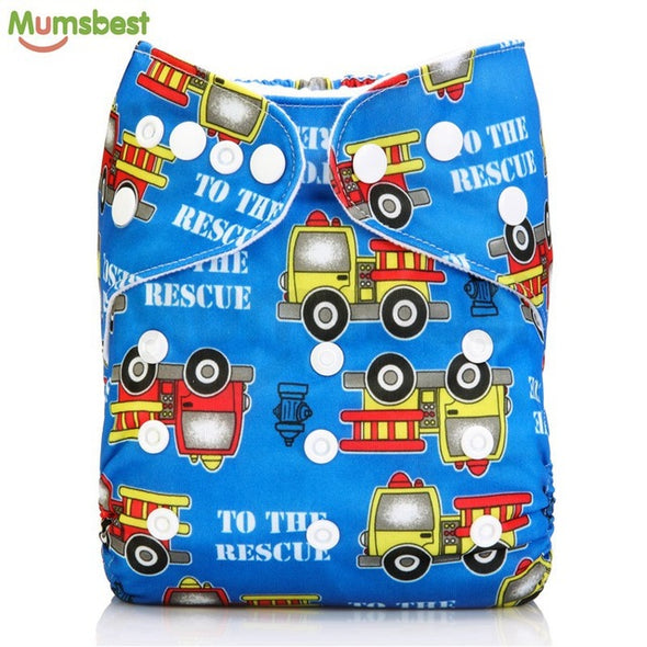 [Mumsbest] New Baby Washable Cloth Diaper Cover Cartoon Animal Adjustable Nappy Reusable Cloth Diapers Available 0-2years 3-13kg