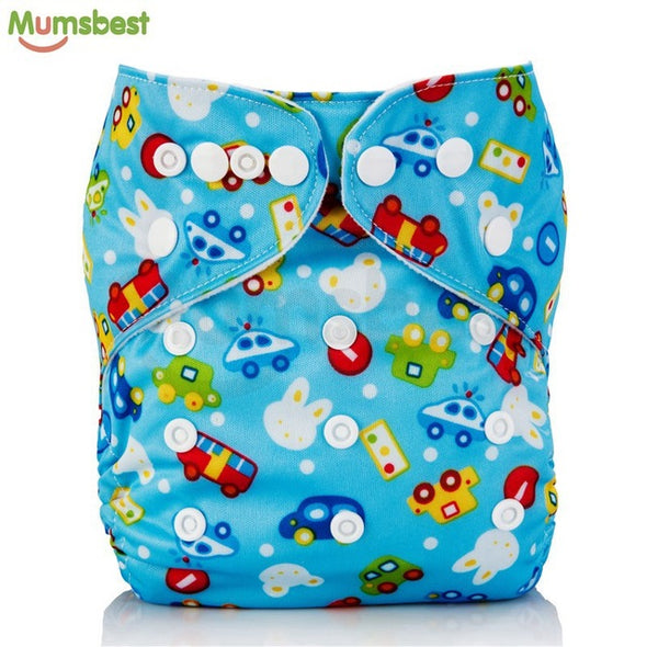 [Mumsbest] New Baby Washable Cloth Diaper Cover Cartoon Animal Adjustable Nappy Reusable Cloth Diapers Available 0-2years 3-13kg